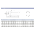 ESP MOB-Serie Leichtöl-Hydraulikzylinder